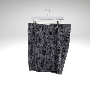 Junarose Mixed Gray Knee Length Skirt NWT